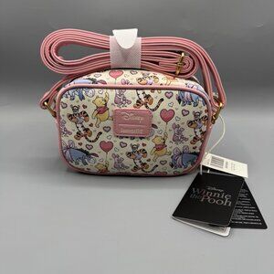 Loungefly Disney Winnie The Pooh Hearts Camera Crossbody Bag NEW